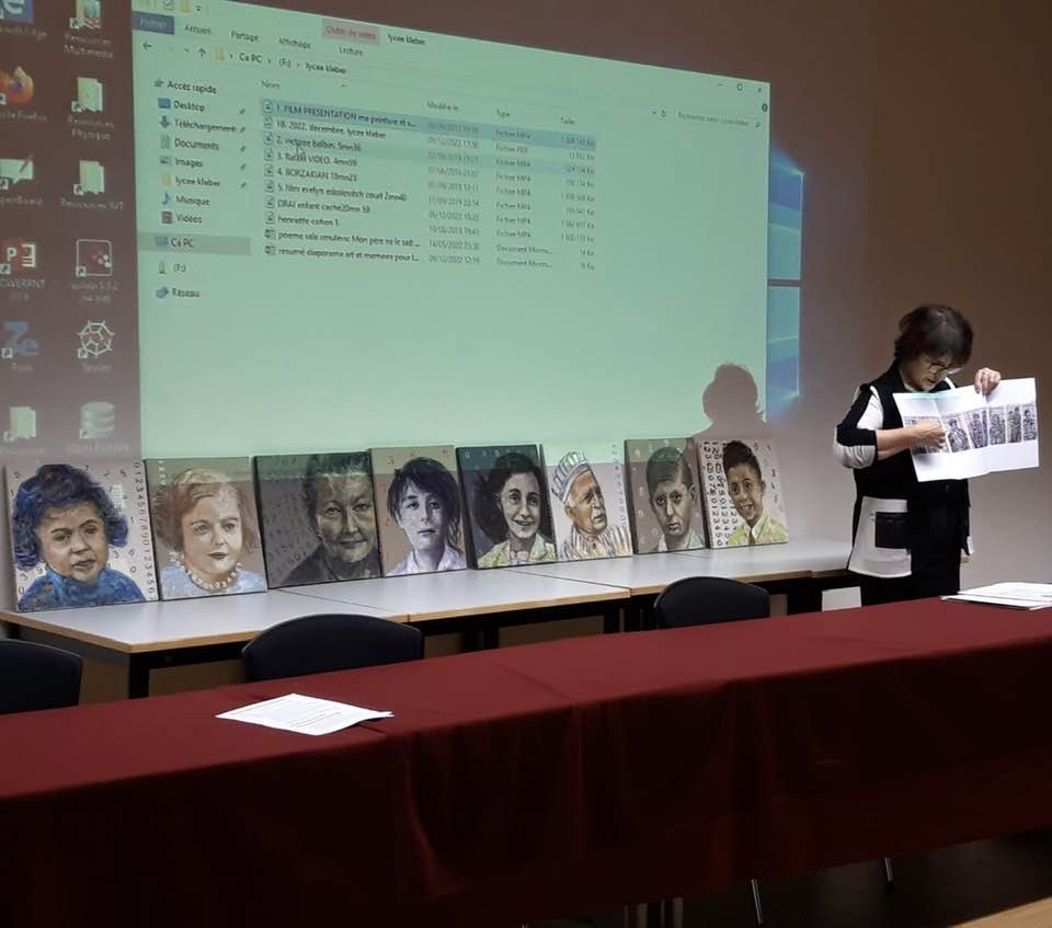 2022. Intervention lycée Kléber à Strasbourg 